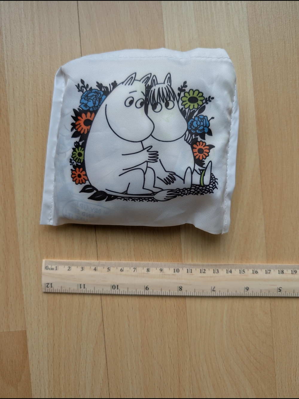 New Foldable Moomin Shopping Bag Tote Compact Washable Snorkmaiden